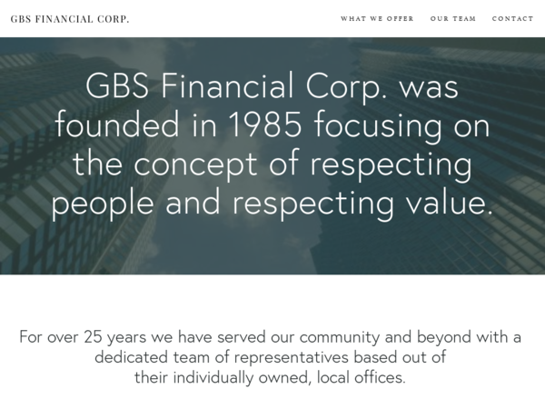 Gbs Financial Corporation