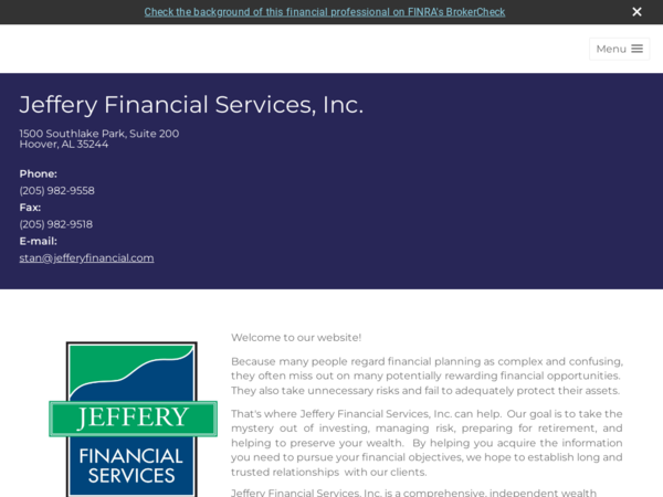 Jeffery Financial Services