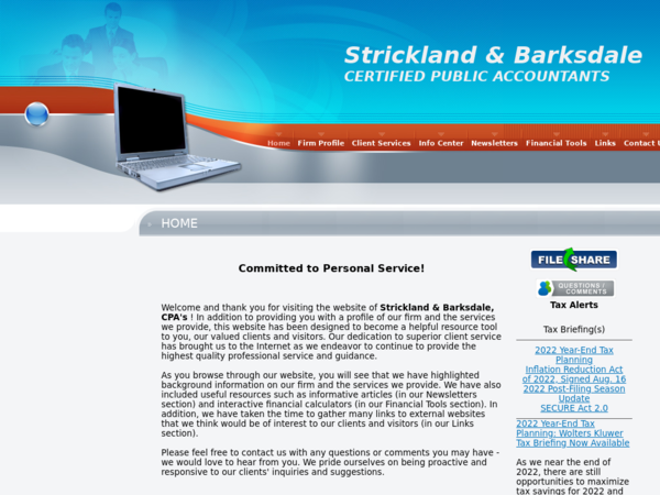 Strickland & Barksdale, Cpa's