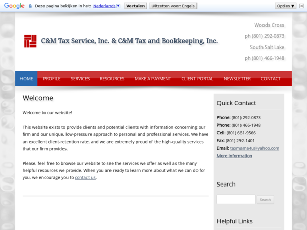 C & M Tax Service