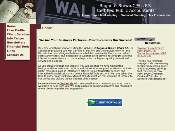 Ragan & Brown, Cpa's, PS