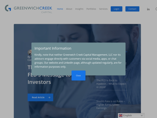 Greenwich Creek Capital Management