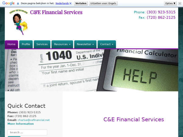 C & E Financial Services