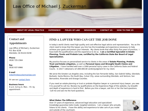 Law Office Of Michael J. Zuckerman