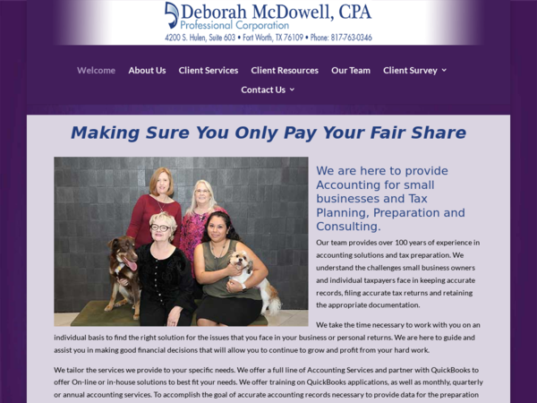 Deborah McDowell Cpa, Professional Corporation