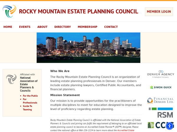 Rocky Mountain Estate Planning Council