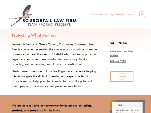 Scissortail Law Firm, PLC