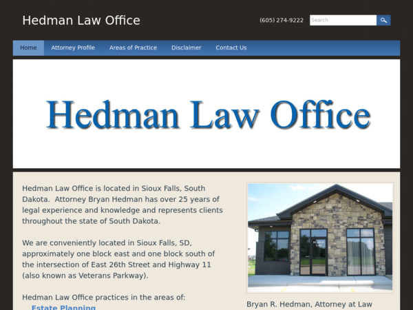 Bryan R Hedman Attorney