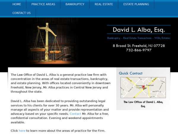 Alba, David L - David L Alba Attorney At Law