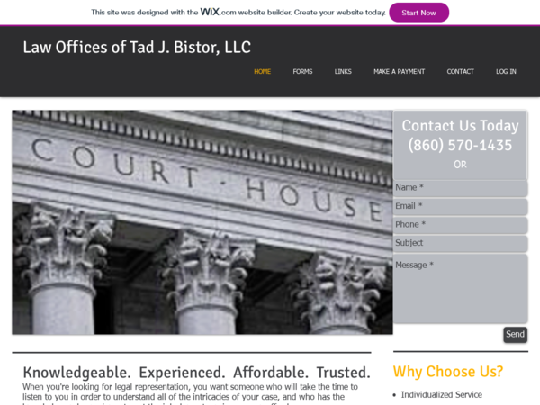 Law Offices Of Tad J. Bistor