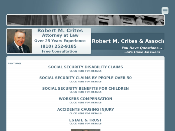 Robert M. Crites Attorney at Law