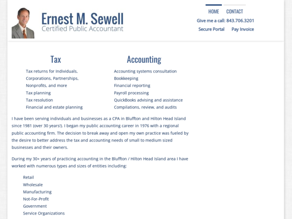 Ernest M Sewell CPA PA