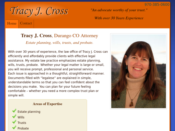 Cross Tracy J