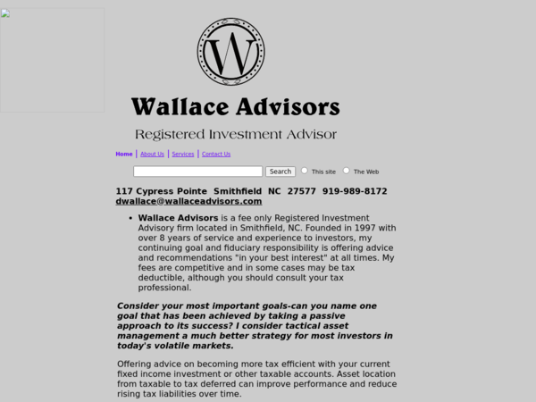 Wallace Advisors, Registered Investment Advisor