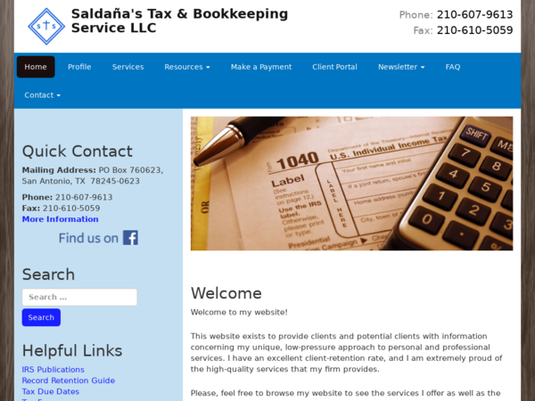 Saldana's Tax and Bookkeeping Service