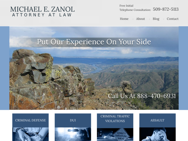 Michael E. Zanol Attorney at Law