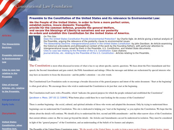 Constitutional Law Foundation