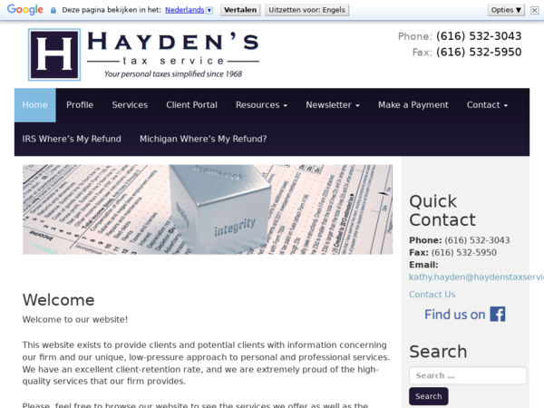 Haydens Tax Services