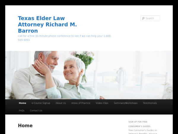 Texas Elder Law Attorney Richard M. Barron