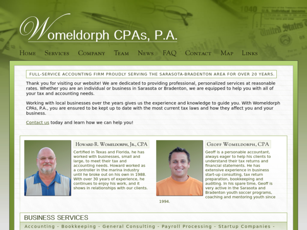 Womeldorph Cpa: Womeldorph Geoff CPA