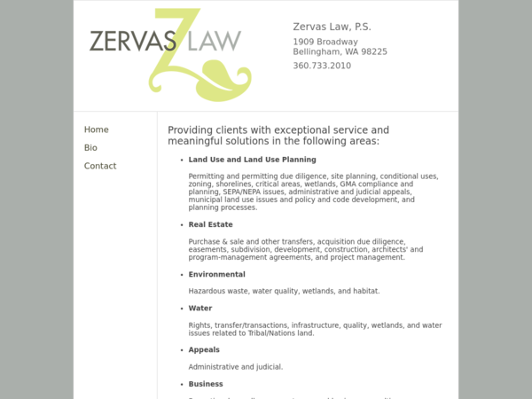 Zervas Law Ps