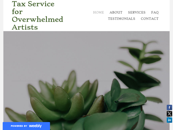 Tax Service For Overwhelmed Artists