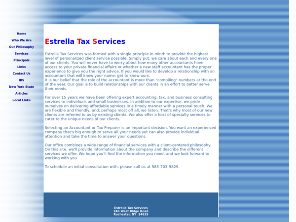 Estrella Tax Services