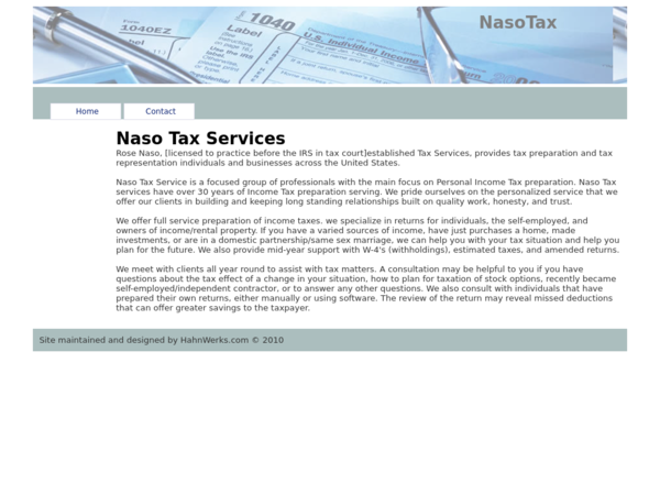 Naso Tax Services