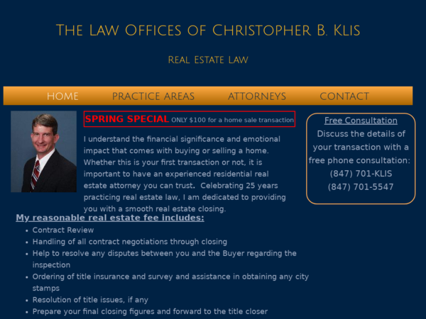 Law Offices Of Christopher B. Klis