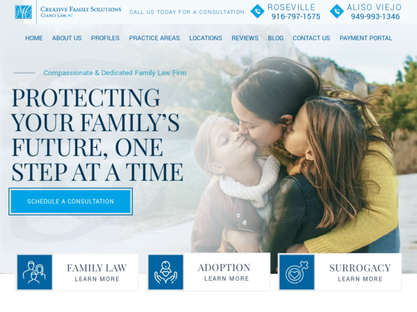 Creative Family Solutions, Cianci Law