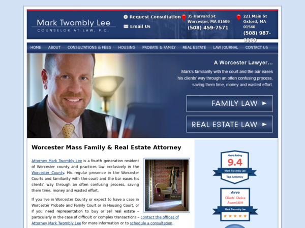 Attorney Mark Twombly Lee