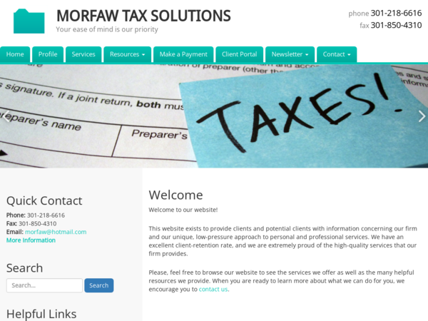 Morfaw Tax Solutions