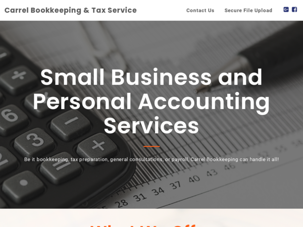 Carrel Bookkeeping and Tax Service