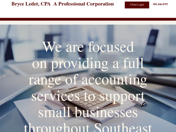 Bryce Ledet, CPA A Professional Corporation
