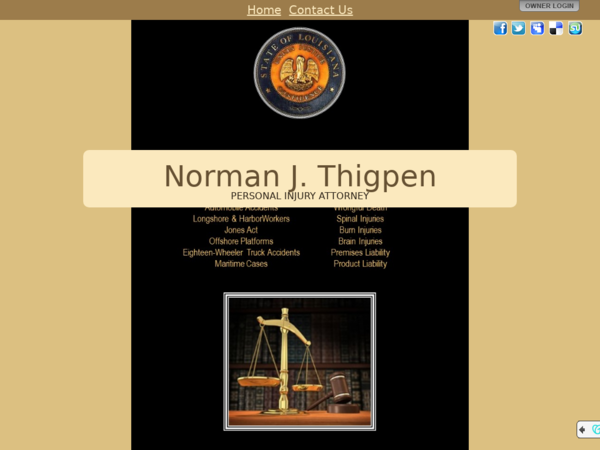 Norman J. Thigpen: Attorney At Law