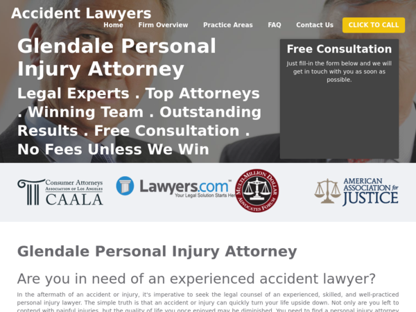 Glendale Personal Injury Firm