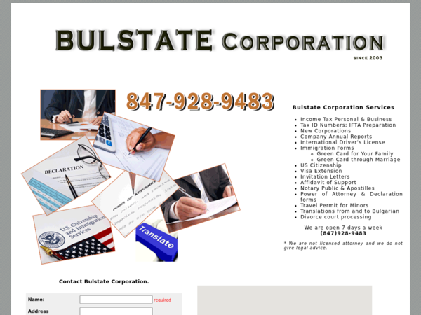 Bulstate Corporation