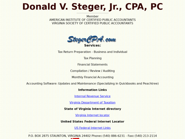 Steger Jr Donald V CPA