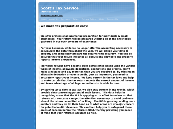 Scott's Tax Service