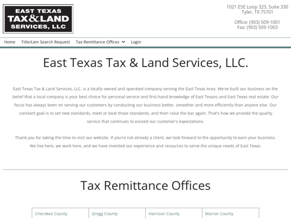 East Texas Tax & Land Services