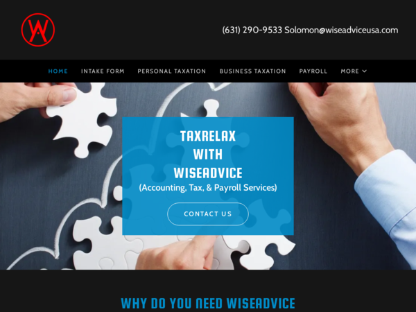 Taxrelax With Wiseadvice - Personal & Business Tax Services