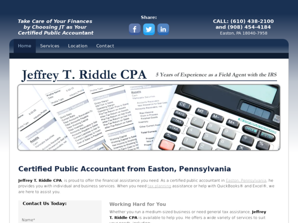 Jeffrey T. Riddle, CPA