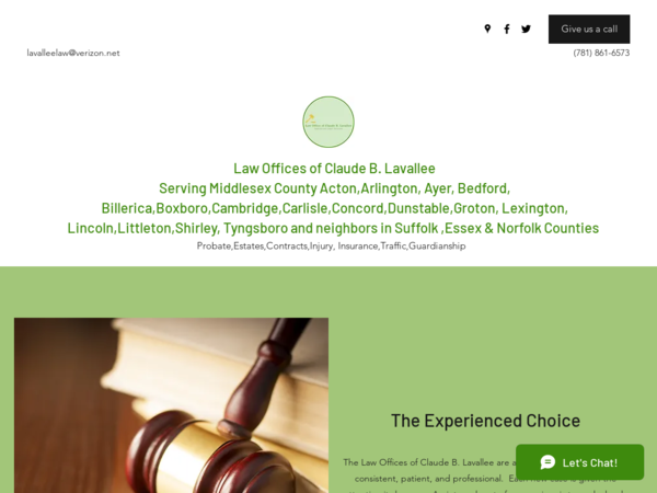 Law Offices of Claude B. Lavallee