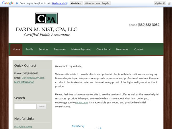 Darin M. Nist CPA