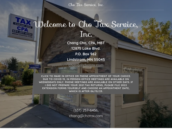 Cho Tax Services
