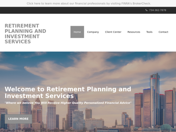 Retirement Planning & Investment