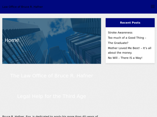 Bruce R. Hafner Attorney at Law