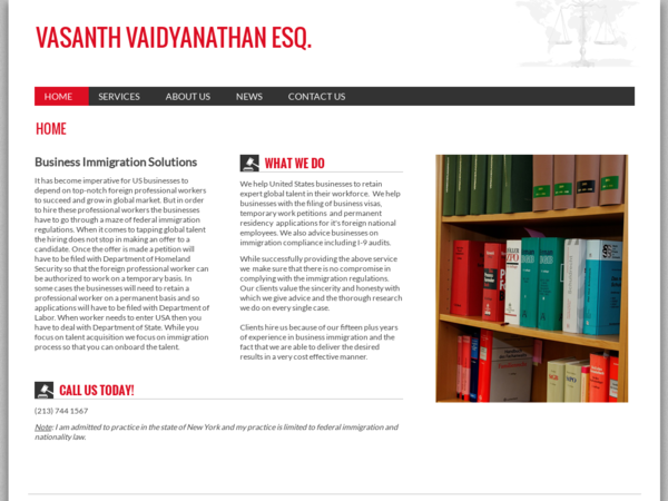 Vasanth Vaidyanathan Esq.