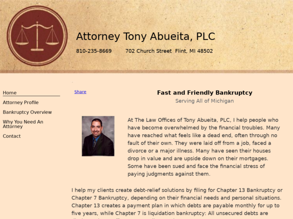 Tony Abueita-Bankruptcy Attorney At Law Plc