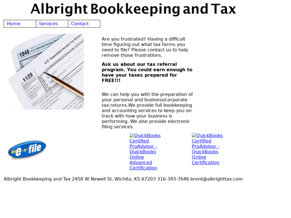 Albright Bookkeeping and Tax